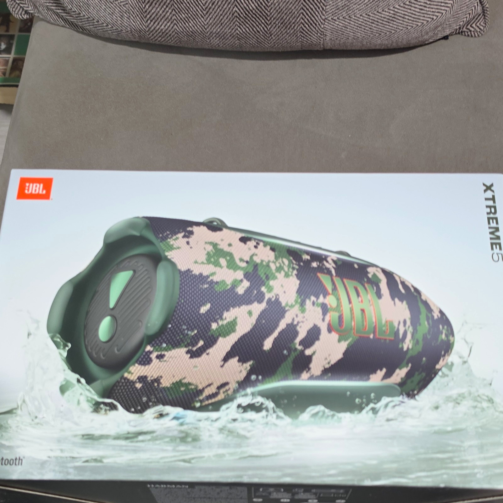New In Box JBL Xtreme 5 Bluetooth Boombox Waterproof Dustproof (Green Camo) New In Box JBL Xtreme 5 Bluetooth Boombox Waterproof Dustproof (Green Camo)