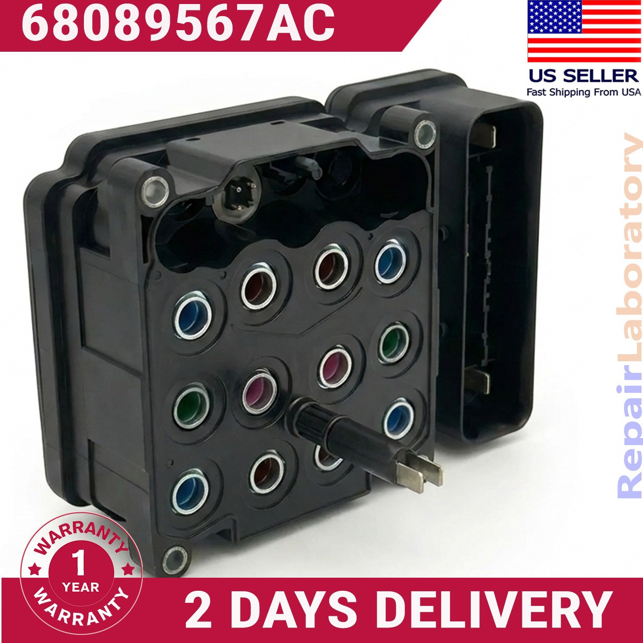 ✅68089567AC✅ ReBuilt 11-14 Jeep Patriot ABS Anti-lock Brake Pump CONTROL MODULE