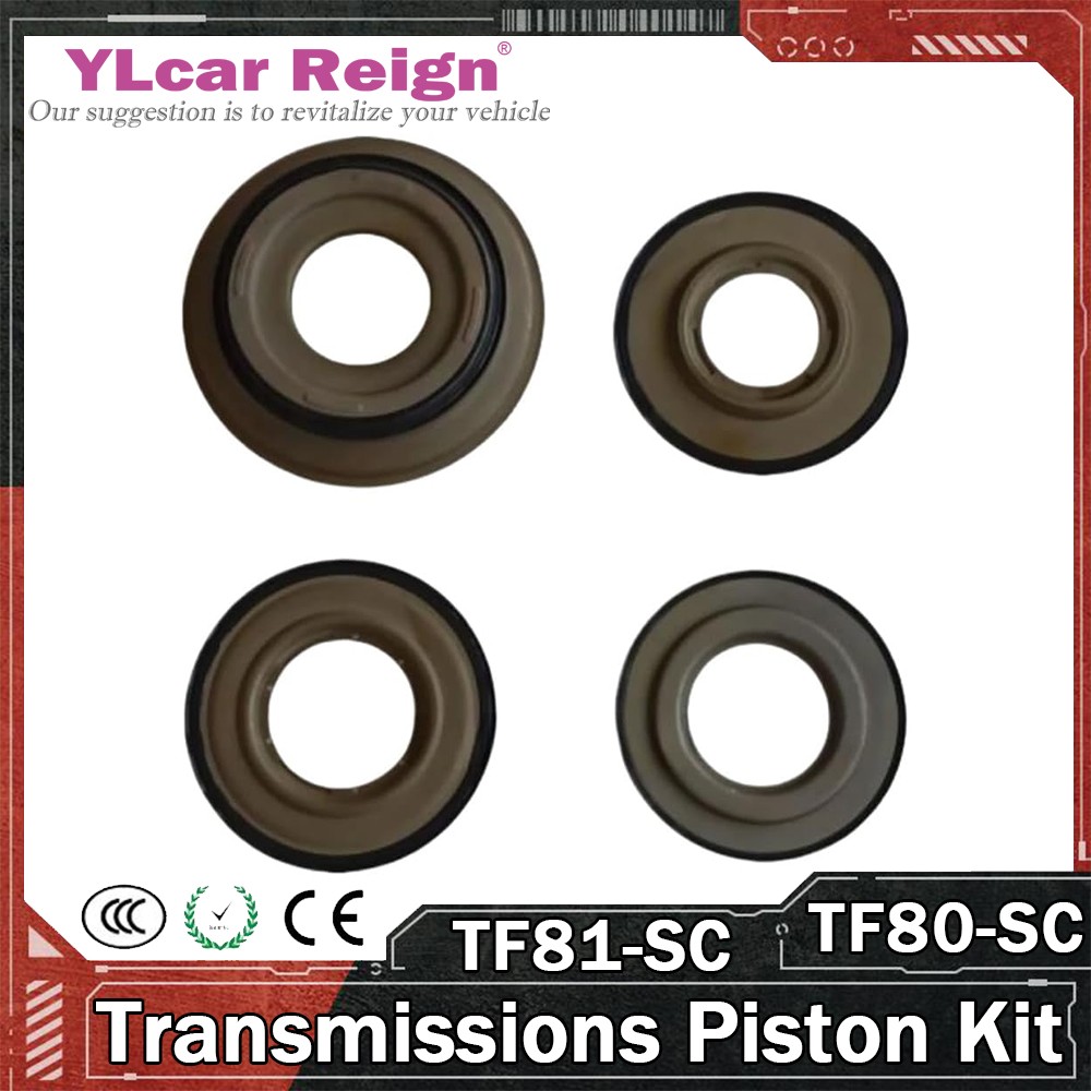 TF80SC TF80-SC TF81SC Auto Transmission Rebuild Repair Piston 4 Pcs Kit For Ford