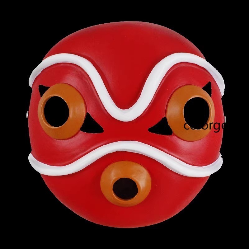 Halloween Costume Anime Princess Mononoke Cosplay Prop Party Resin Mask Gift Toy