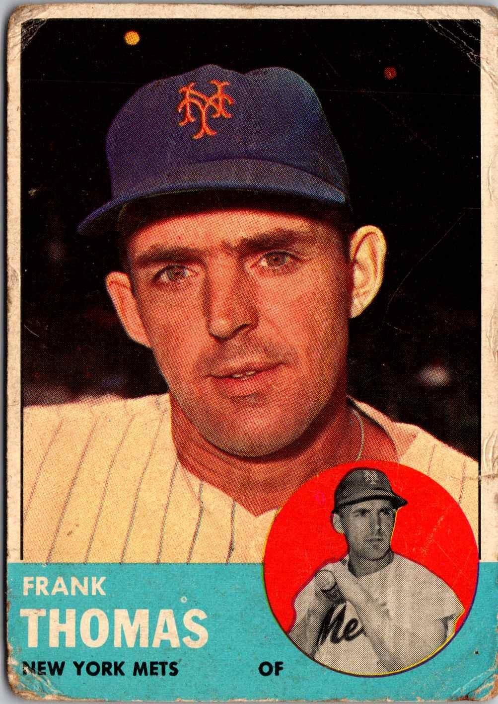 1963 Topps - Semi-High # Frank Thomas #495 1963 Topps - Semi-High # Frank Thomas #495