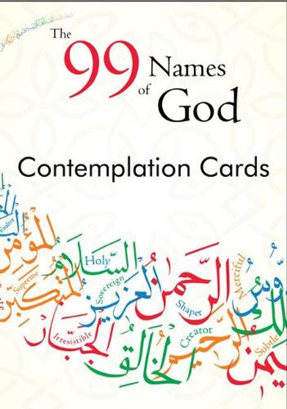 The 99 Names of God Contemplation by Daniel Thomas Dyer (English) Cards Book