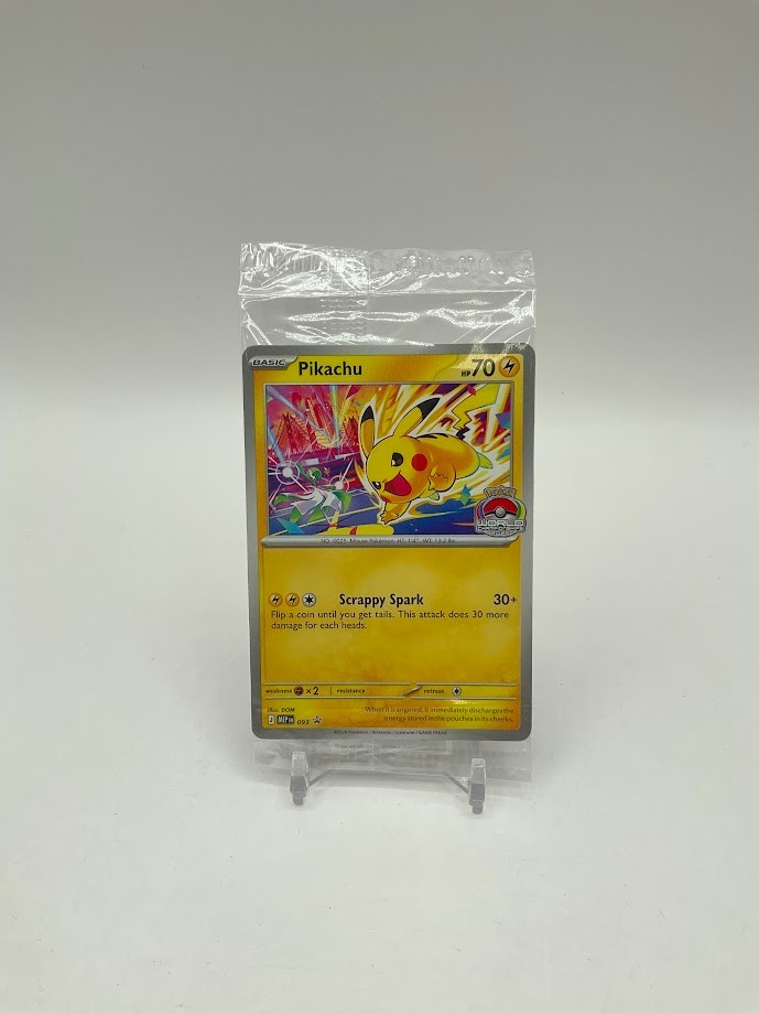 Pikachu Pokemon World Championships 2026 Promo #093 Sealed Pikachu Pokemon World Championships 2026 Promo #093 Sealed