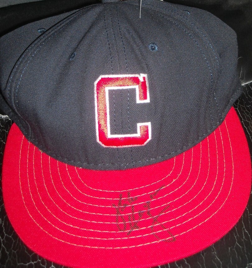 Mike Hargrove signed Indians 1979 1985 authentic throwback model cap hat JSA COA