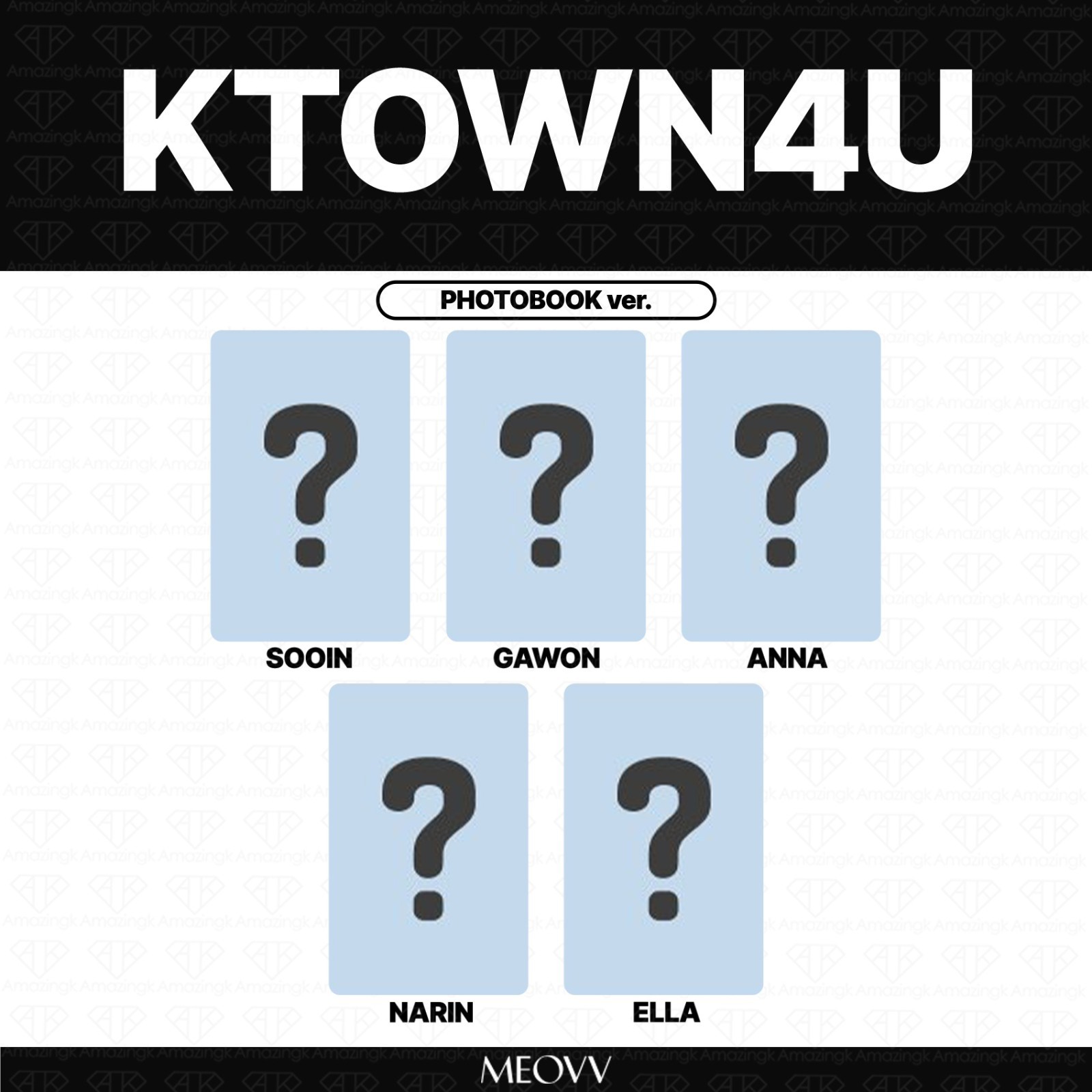 [PreSale] MEOVV Single Album GO HARD POB Photocard