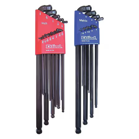 Eklind 17222 22 Piece Metric/Sae L-Shape Hex Key Set, 17222 Eklind 17222 22 Piece Metric/Sae L-Shape Hex Key Set, 17222