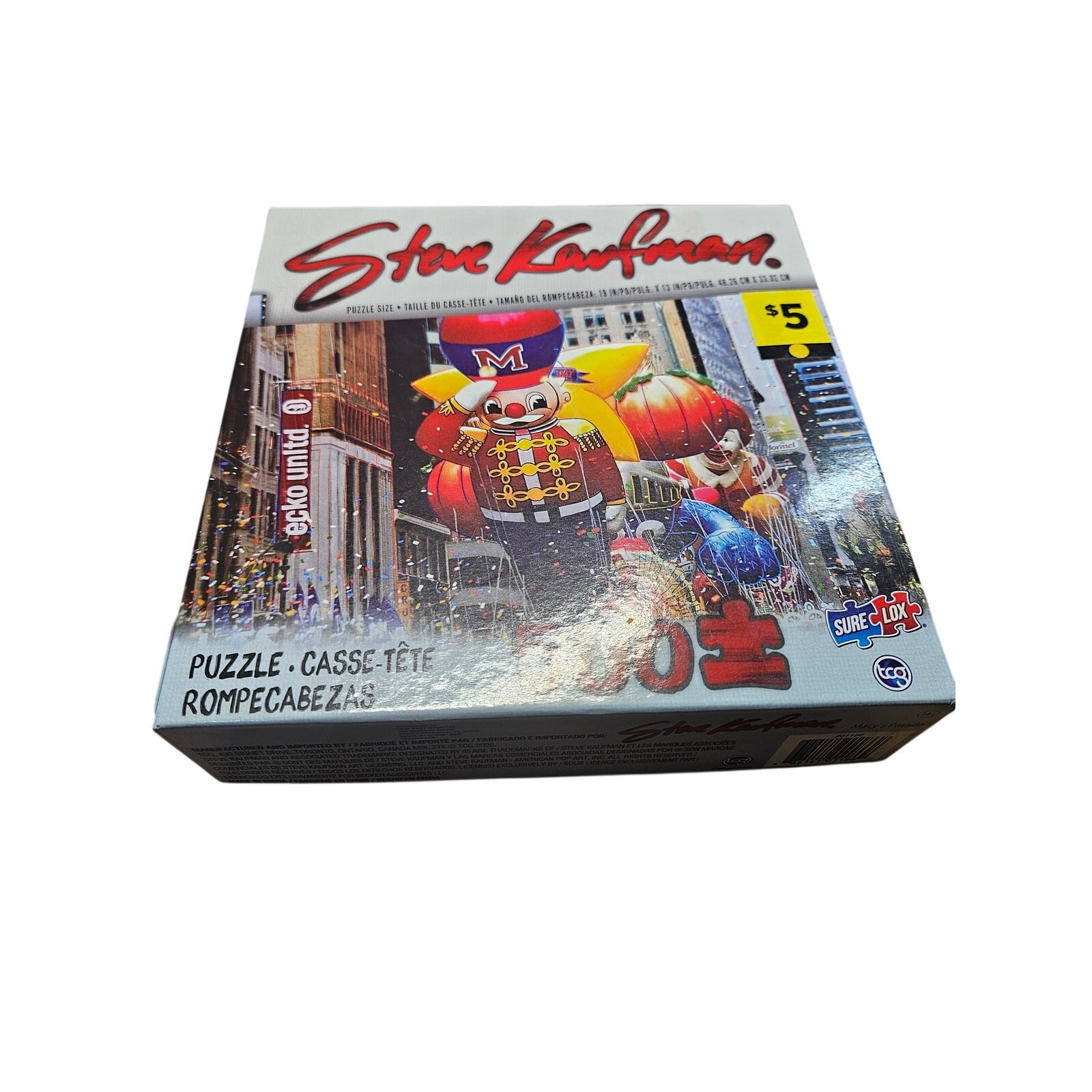 Steve Kaufman Mario 500 Piece Jigsaw Puzzle Steve Kaufman Mario 500 Piece Jigsaw Puzzle