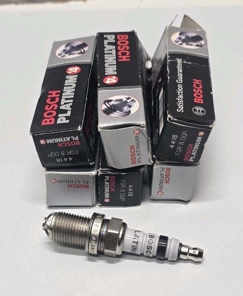 Bosch Platinum +4 Spark Plug 4418 FGR 8 DQP (Set Of 6pcs)