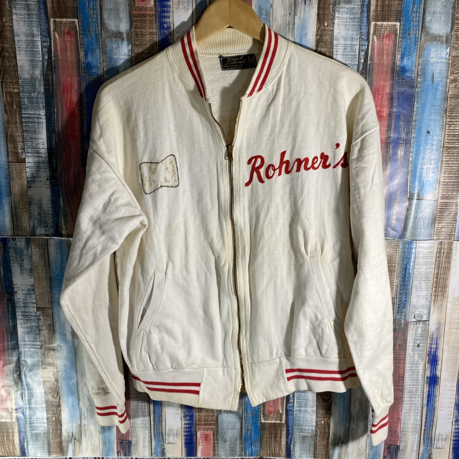 Ultra Rare True Vintage 50’s Russell Southern Co. Full Zip Sweatshirt Jacket M Ultra Rare True Vintage 50’s Russell Southern Co. Full Zip Sweatshirt Jacket M