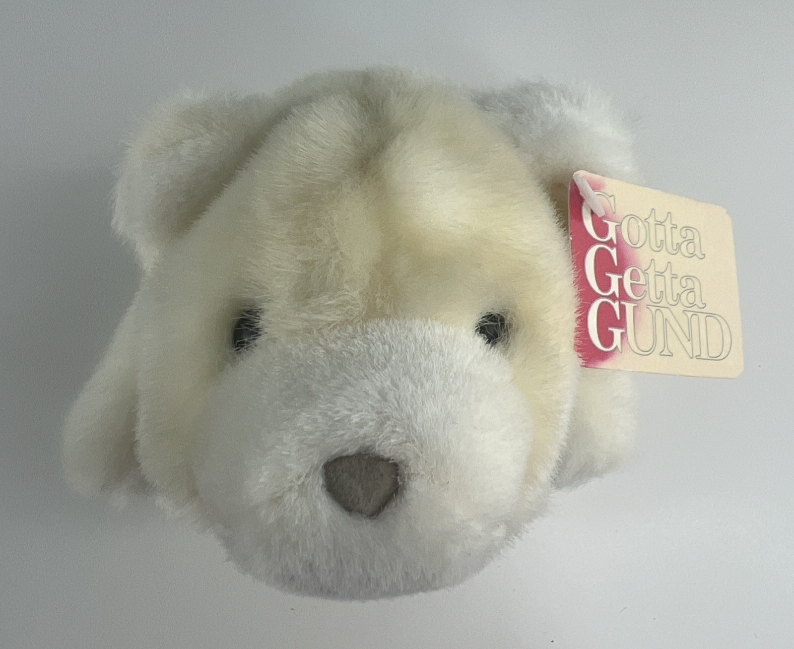 Vintage GUND Snuffles White Polar Bear Stuffed Animal Plush 7\