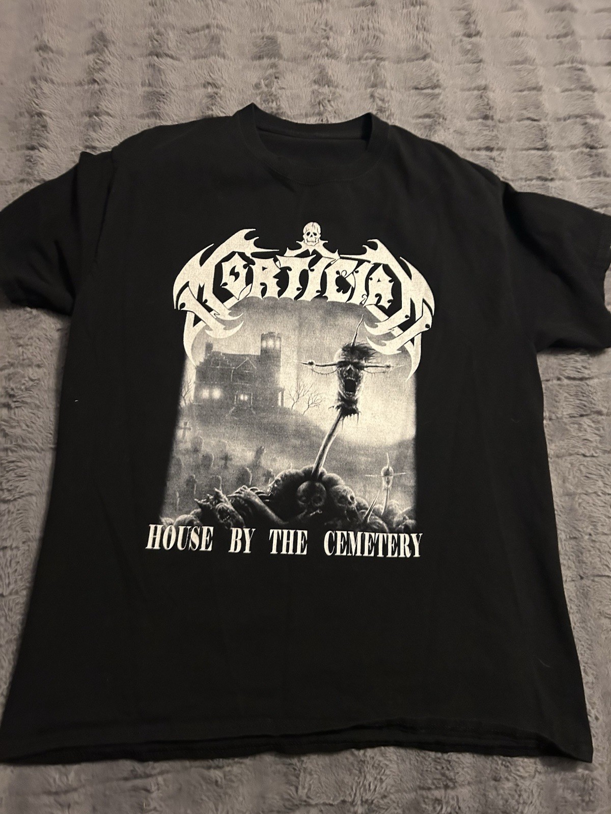 Retro Mortician House By The Cemetery Black  Shirt Unisex S-5XL HRL620
