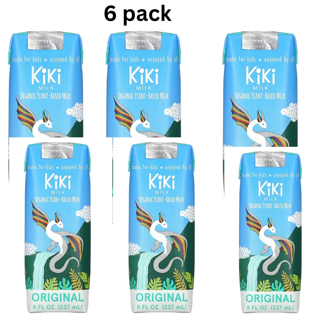 pack of 12 , Kiki Milk, Organic Plant-Based Milk, Original, 8 fl oz (237 ml)