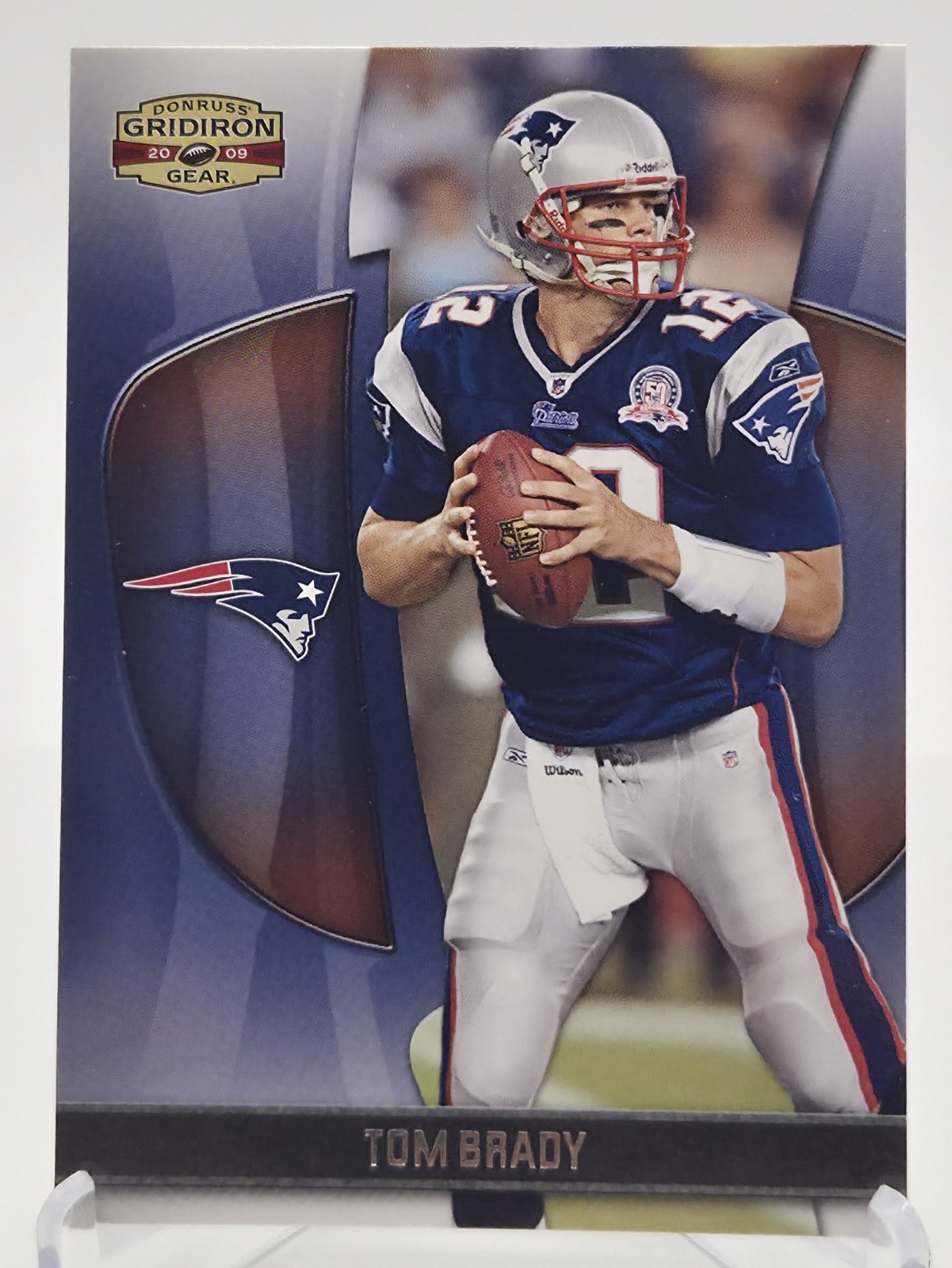 Tom Brady 2009 Donruss Gridiron Gear Football Base #91 New England Patriots Tom Brady 2009 Donruss Gridiron Gear Football Base #91 New England Patriots
