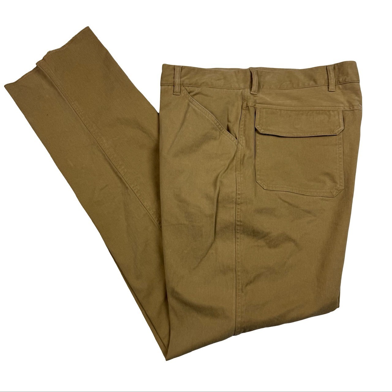NEW Kroon Men’s 5 Pocket Unhemmed Cotton Chino Pants Brown • 38R NEW Kroon Men’s 5 Pocket Unhemmed Cotton Chino Pants Brown • 38R