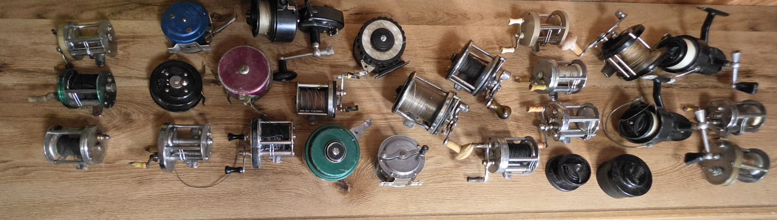 Mitchell 300 Vintage Spinning Reel & Assorted Vintage Casting Reels Lot Mitchell 300 Vintage Spinning Reel & Assorted Vintage Casting Reels Lot