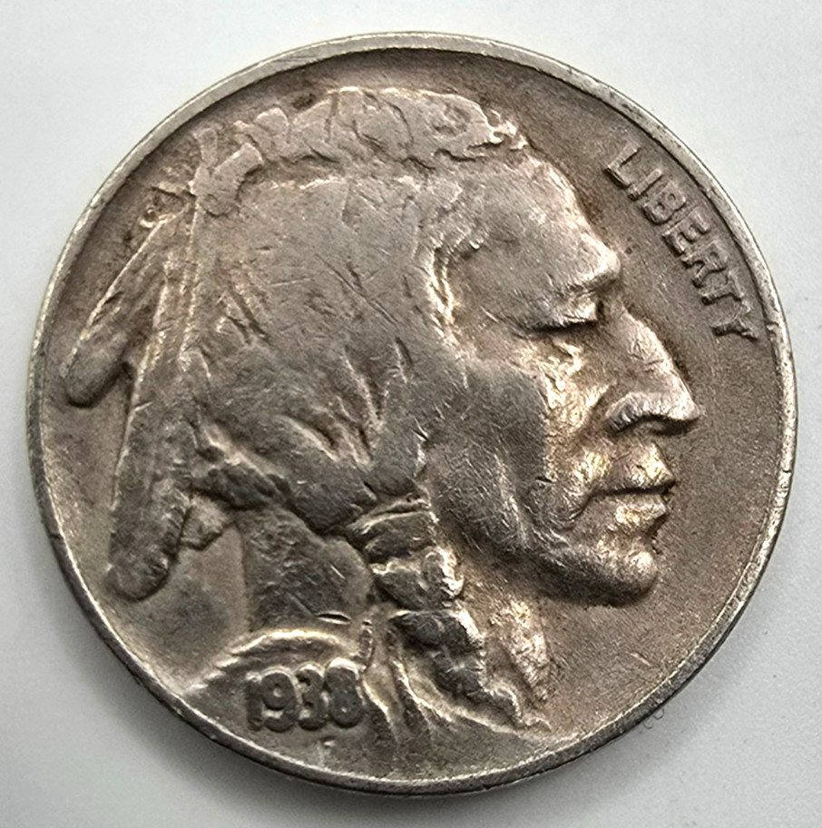 1938 D Buffalo Nickel VF/XF As Shown Type Coin Full Horn Last Issue Year EF