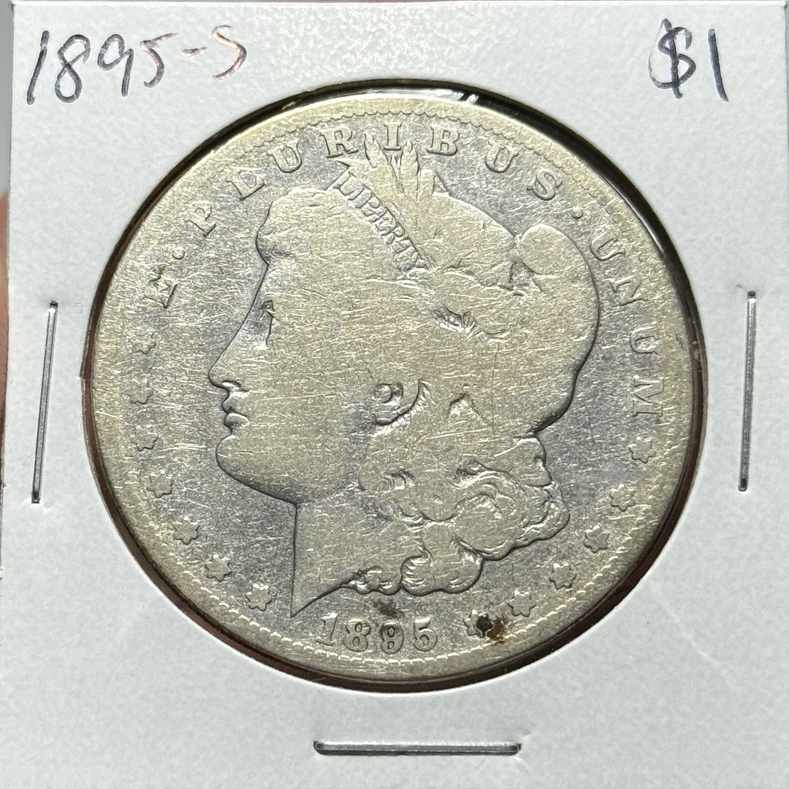 1895-S $1 Morgan Silver Dollar - Better Date