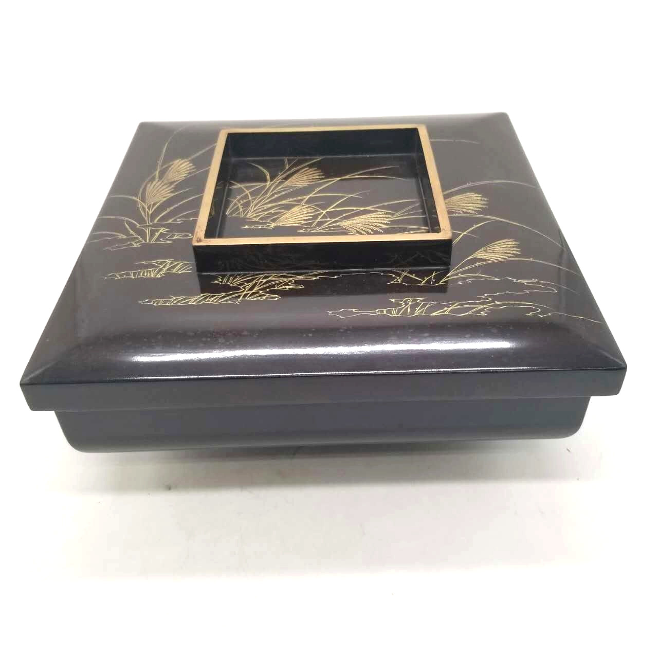 Antique Wajima-nuri Lacquer Jubako Bento Box Meiji Era 1874