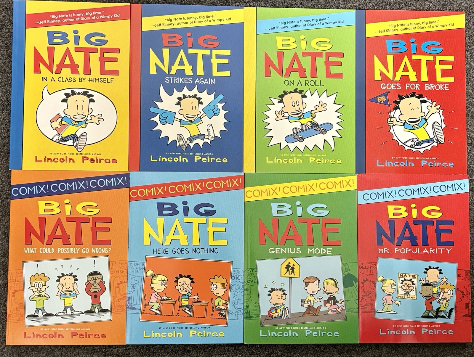 Big Nate 8-Book Set Brand New