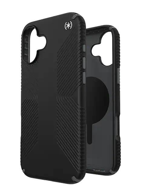 Speck Presidio2 Grip MagSafe Black Case iPhone 16 Plus w/Free Screen Protector Speck Presidio2 Grip MagSafe Black Case iPhone 16 Plus w/Free Screen Protector