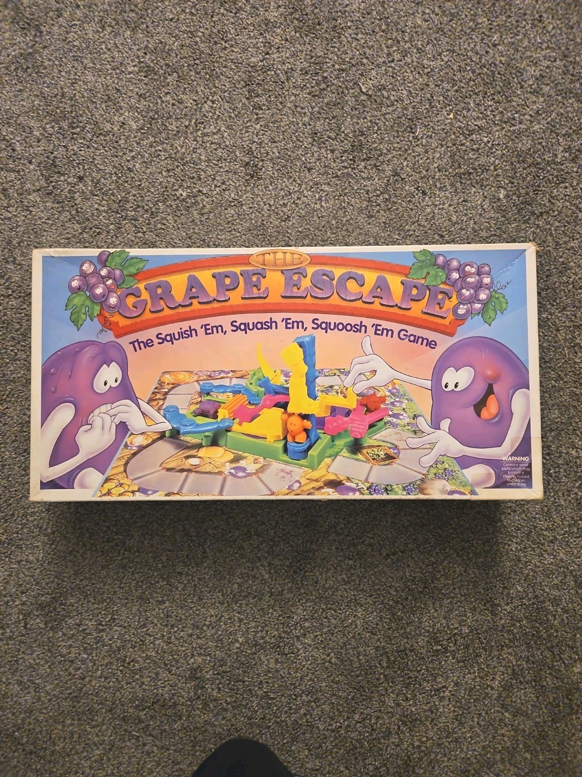 Vintage Parker Brothers Grape Escape Board Game - Very Good Condition Complete