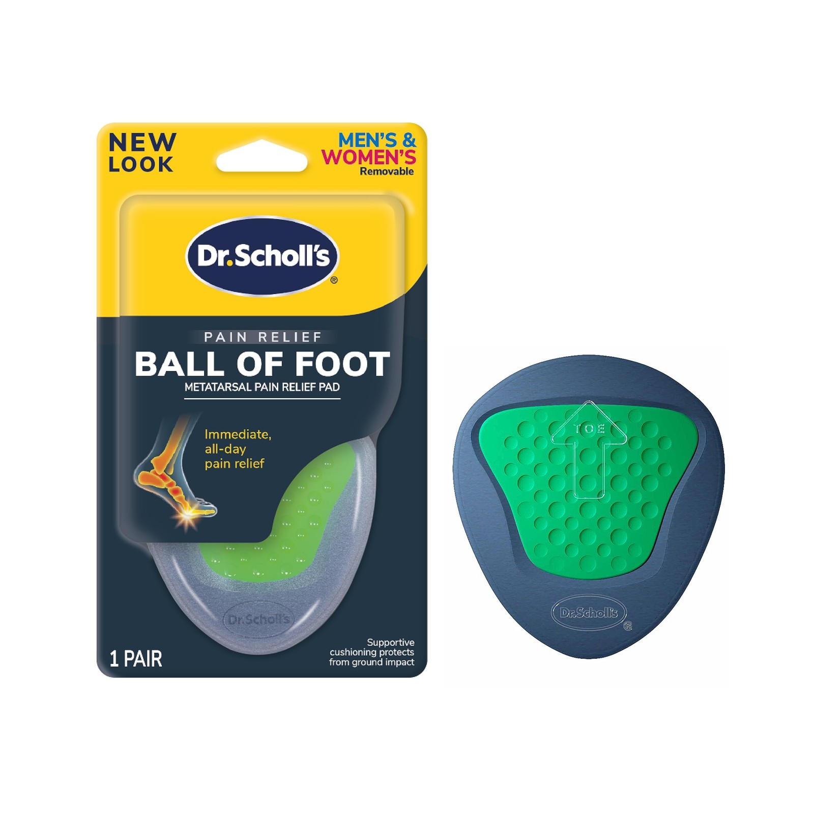 Dr. Scholl\'s Ball of Foot Pads, Metatarsal Foot Pads for Women and Men Dr. Scholl\'s Ball of Foot Pads, Metatarsal Foot Pads for Women and Men