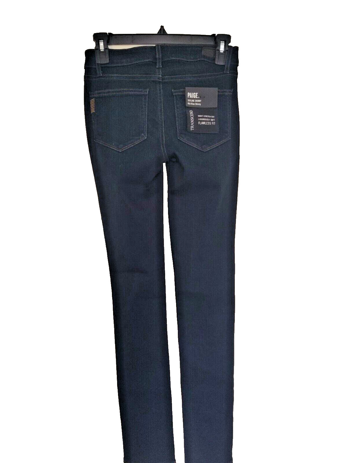 PAIGE Women\'s Transcend Skyline Skinny Mid Rise Jeans 24x30