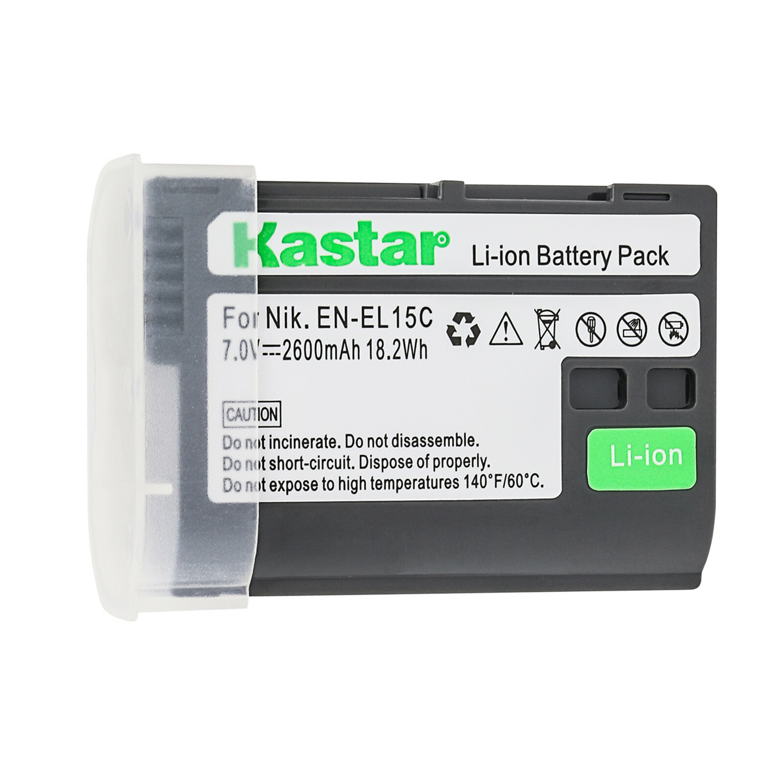 Kastar EN-EL15C ENEL15C Battery Pack Replacement for Nikon Zf Mirrorless Camera