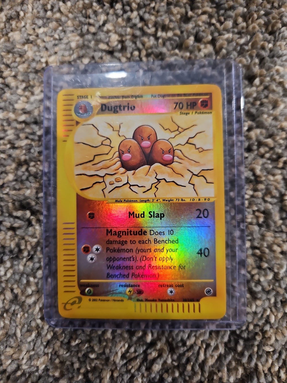 Pokemon TCG Dugtrio 10/165 Reverse Holo Expedition LP+ Pokemon TCG Dugtrio 10/165 Reverse Holo Expedition LP+