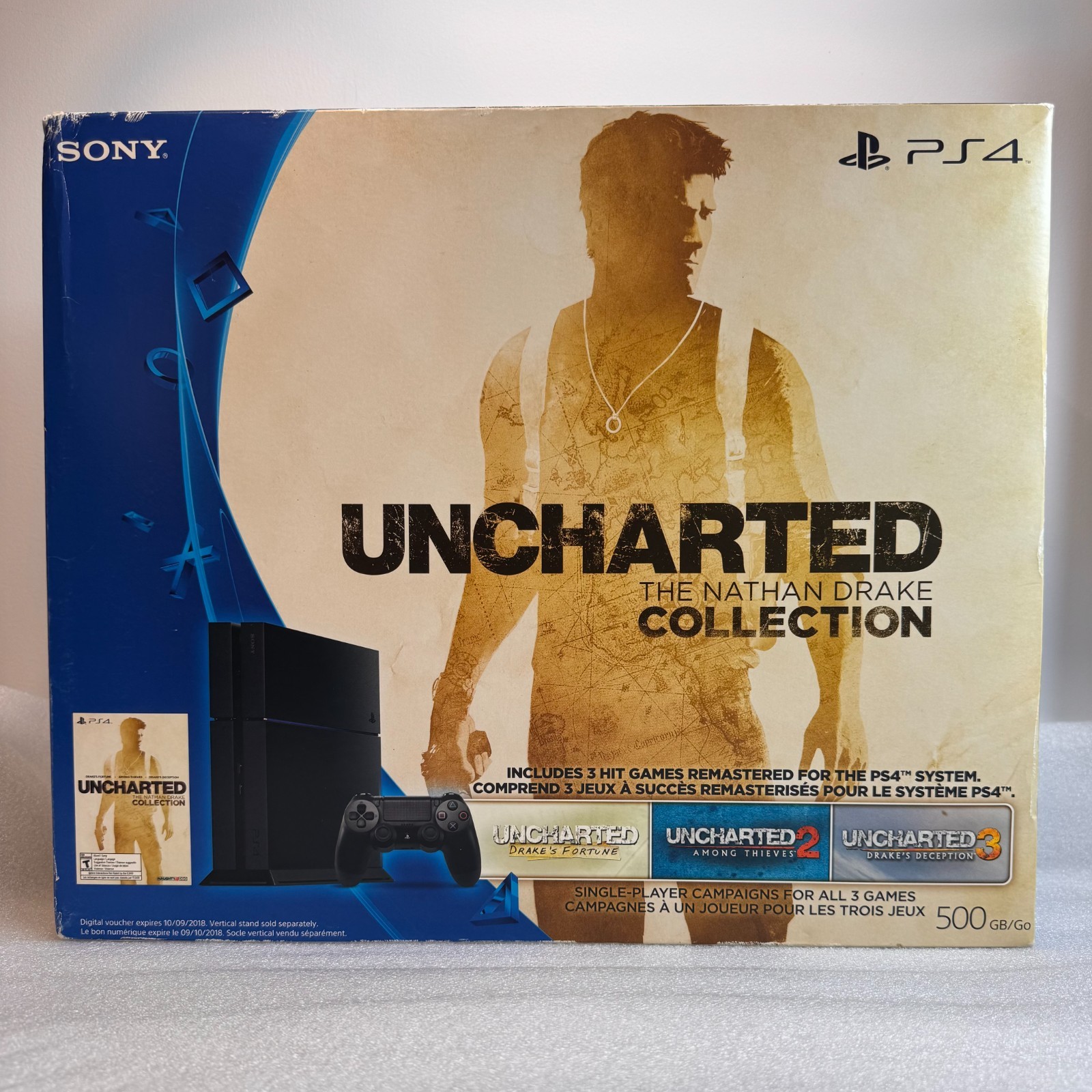 Sony Play Station 4 Uncharted The Nathan Drake Collection Bundle Factory Sealed