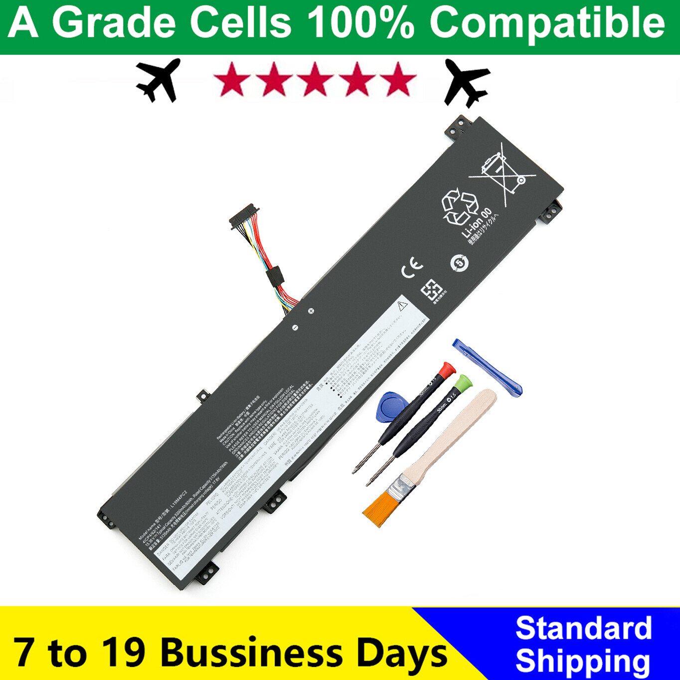 L19M4PC2 L19C4PC2 Battery For Lenovo Legion 5 15ARH05-82B5007CMH 5i 17 5 17IMH05