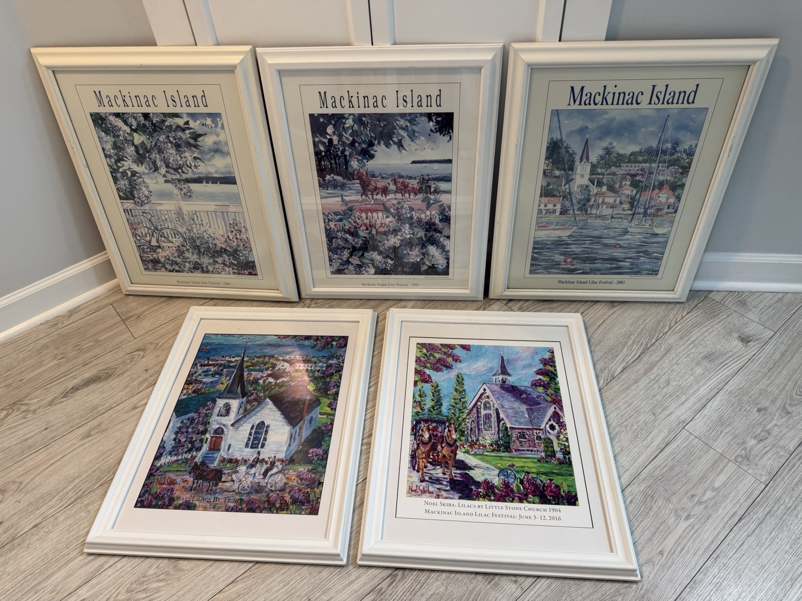 5 Mackinac Island Lilac Festival Framed Prints Richard Wolfgang Noel Skiba