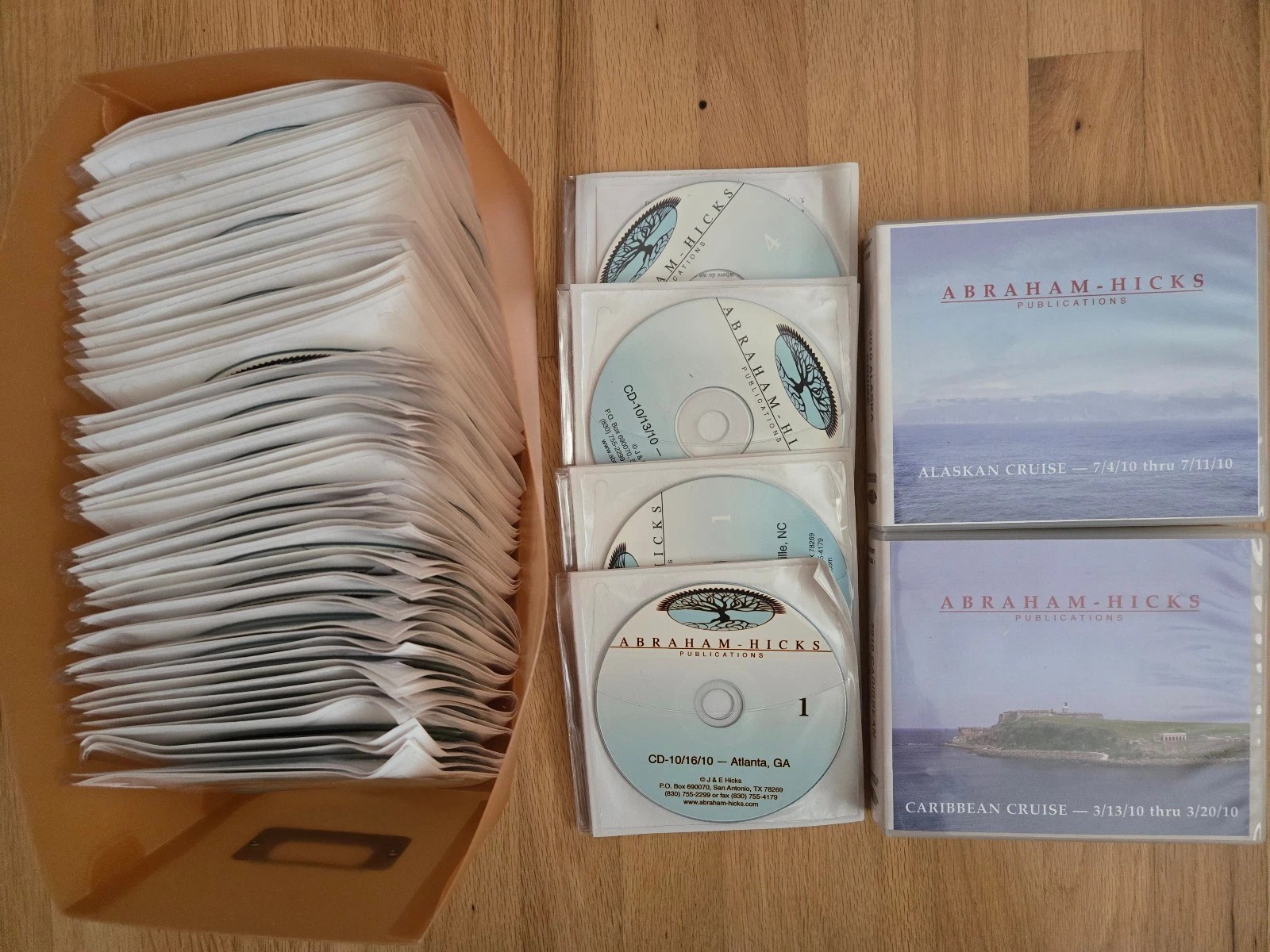 Entire 2010 Workshops of Abraham Hicks - 160 CDs total (workshops & Cruises)
