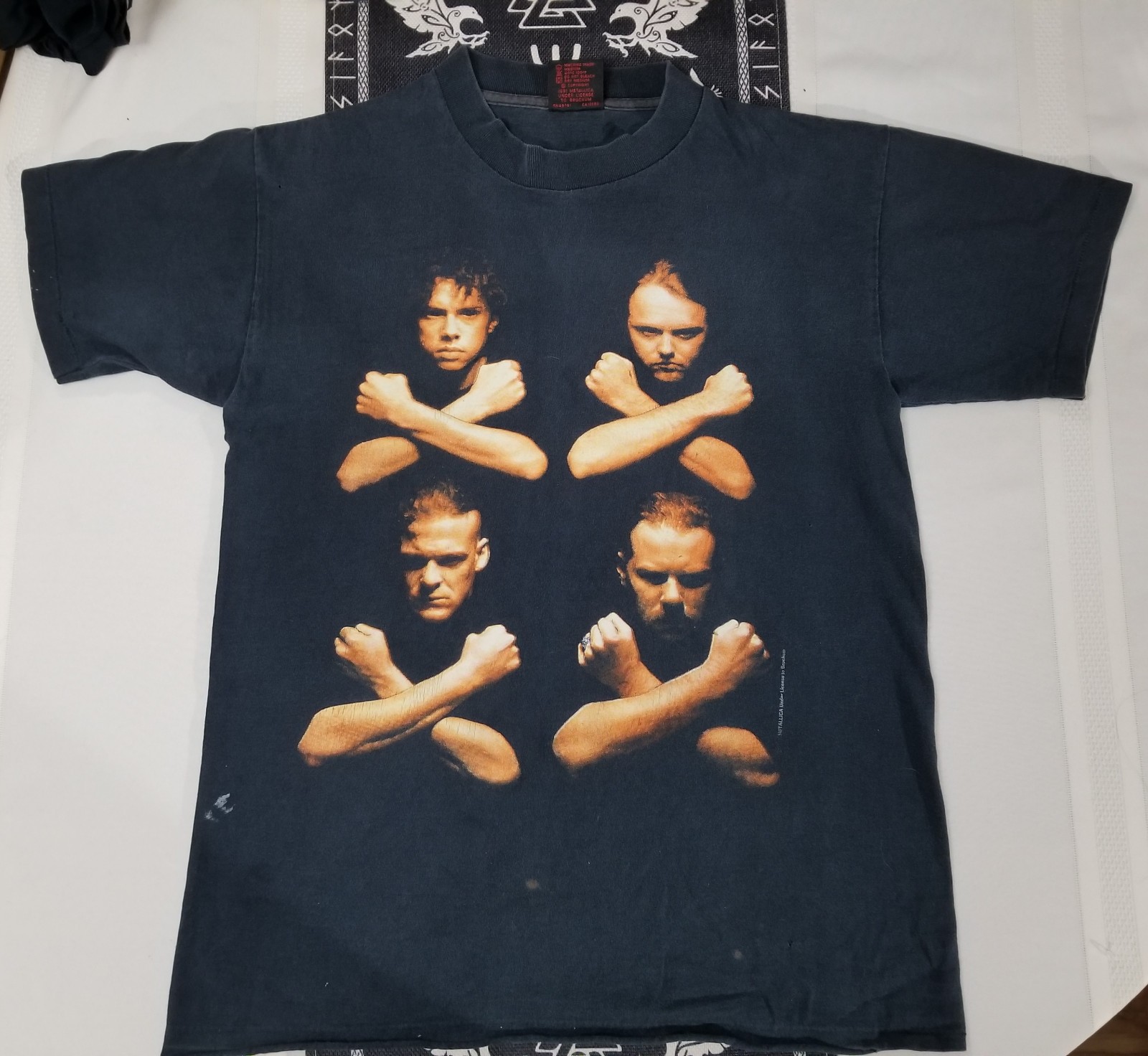 1992 Under License to Brockum Birth School Metallica Death T-shirt variant VTG