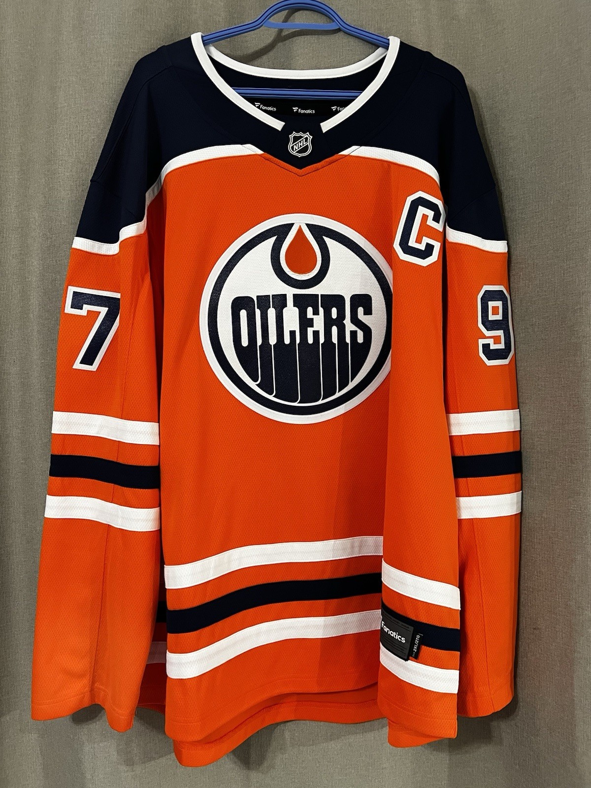 Connor McDavid Edmonton Oilers NHL Fanatics Breakaway Home Jersey 2XL Connor McDavid Edmonton Oilers NHL Fanatics Breakaway Home Jersey 2XL
