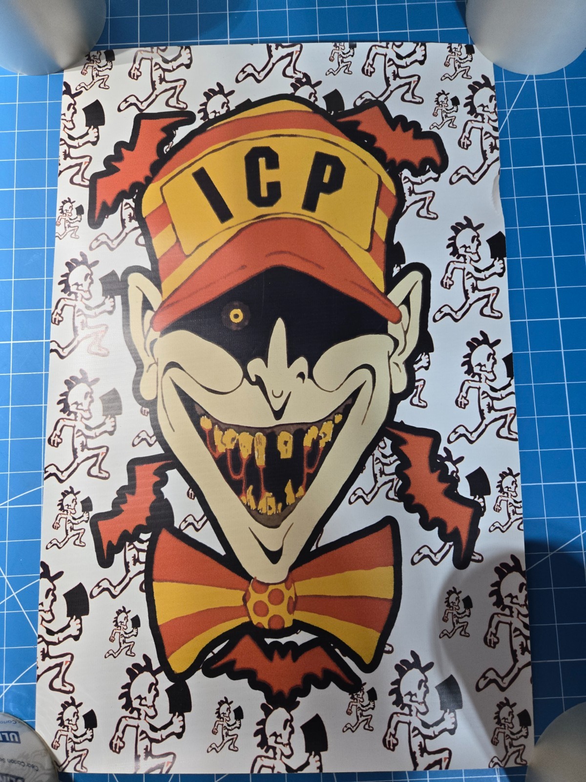 HALLOWICKED HEAVY CANVAS POSTER LOT  icp insane clown posse twiztid rare 2 DOPE
