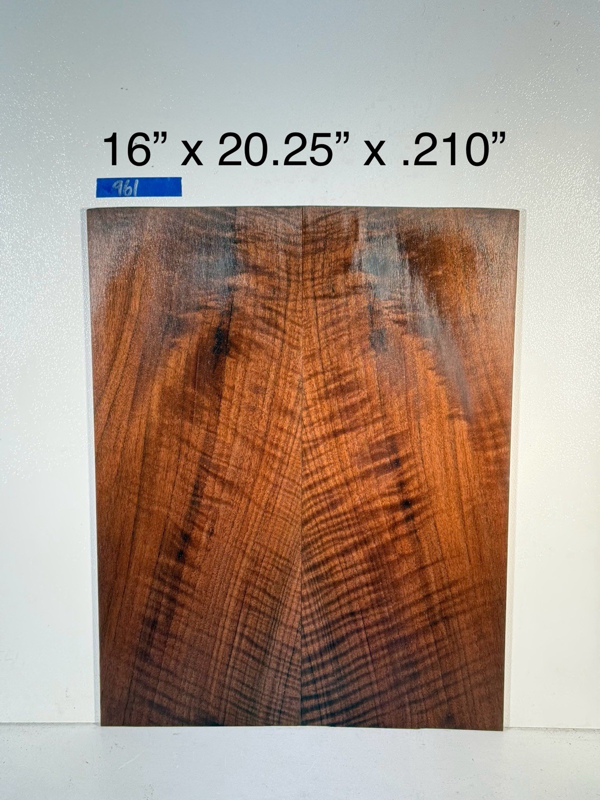 Figured CLARO WALNUT  - Luthier wood Guitar Back Top Wood Lumber Curly
