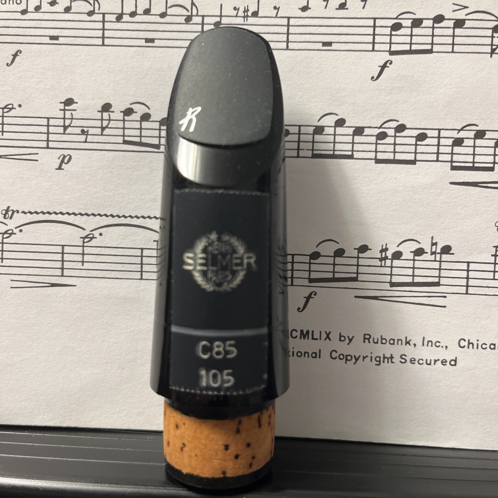 Selmer Paris C85/105 Clarinet Hard Rubber Mouthpiece Excellent Condition Selmer Paris C85/105 Clarinet Hard Rubber Mouthpiece Excellent Condition
