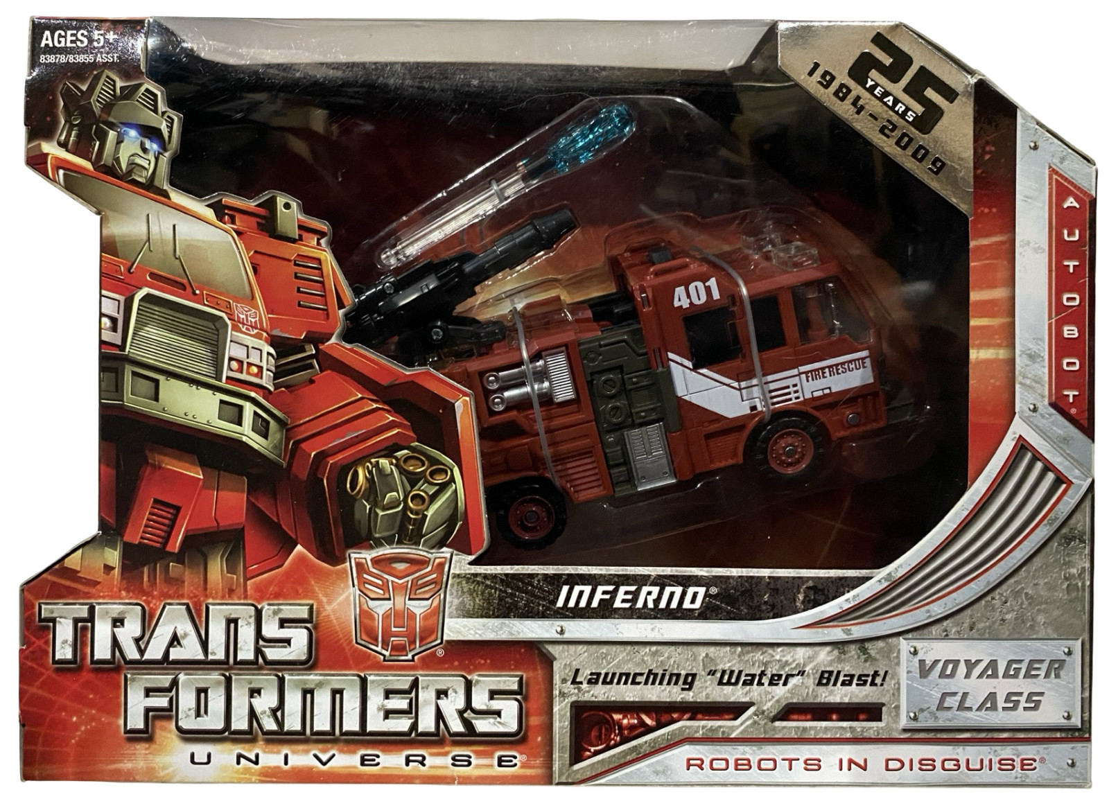 Transformers Universe Inferno 25th Anniversary Voyager Class Figure NEW 2008 Transformers Universe Inferno 25th Anniversary Voyager Class Figure NEW 2008