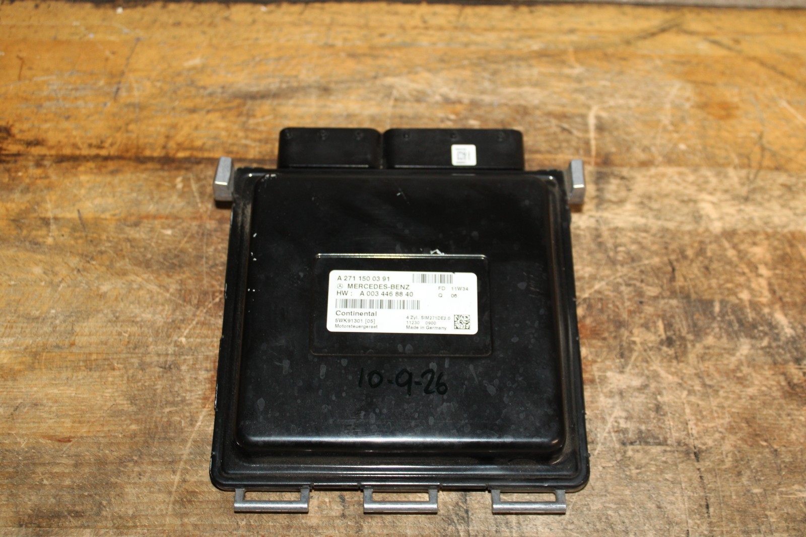 12 13 14 15 Mercedes C250 engine computer A2711500391, ECU, A0034468840 5WK91301