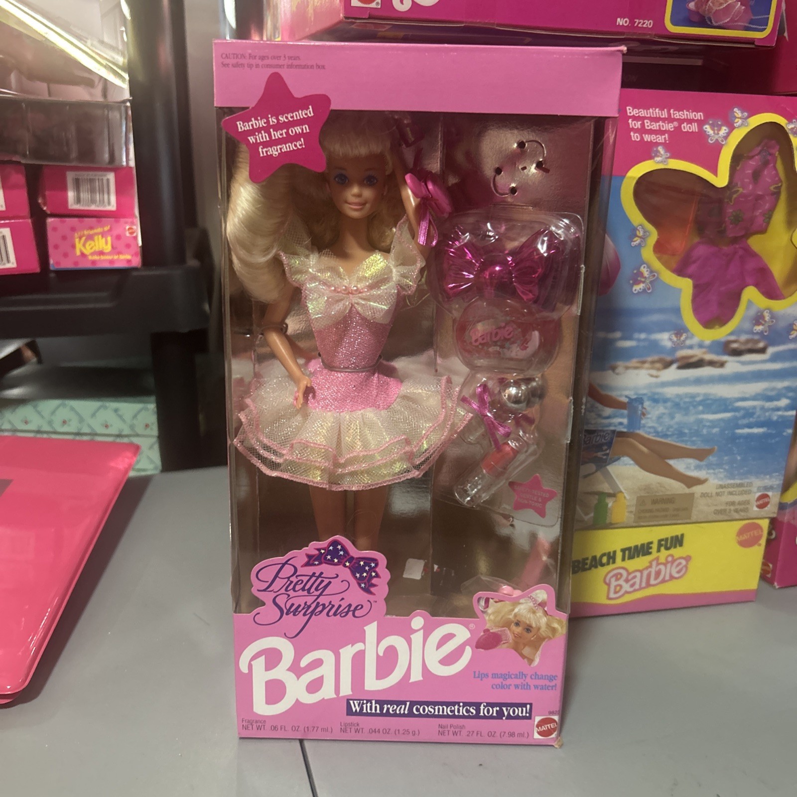 NIB 1991 Mattel Pretty Surprise Barbie 9823 NIB 1991 Mattel Pretty Surprise Barbie 9823