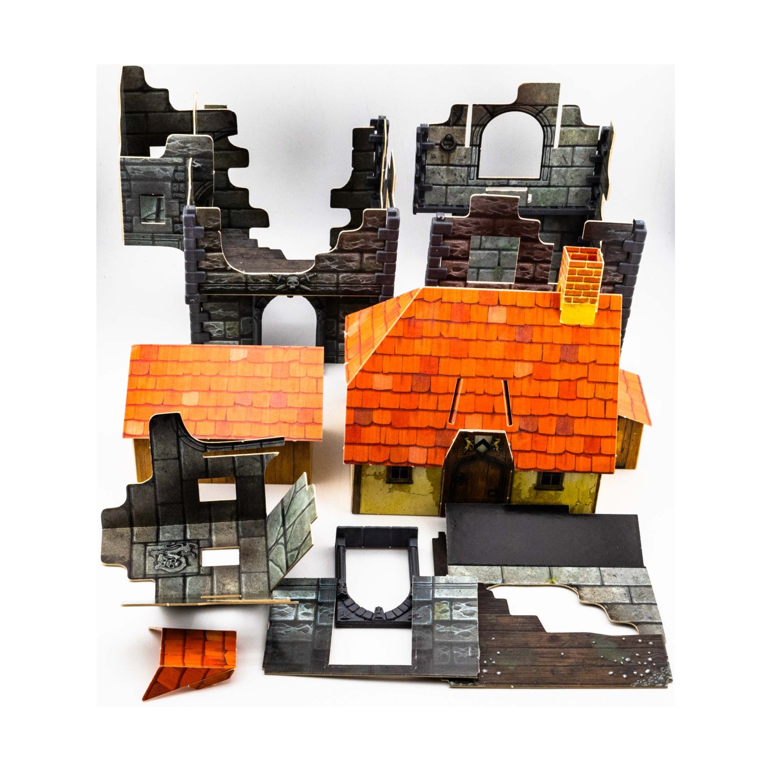 GW Mordheim 28mm Plastic Mordheim Building Collection #8 NM GW Mordheim 28mm Plastic Mordheim Building Collection #8 NM