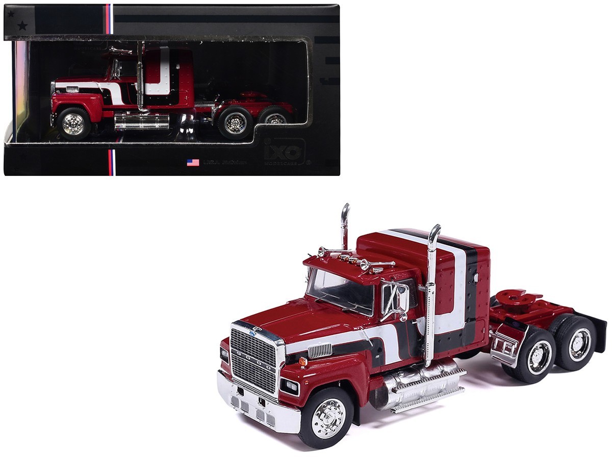 IXO Models Diecast 1/64 1978 Ford LTL-9000 Truck Tractor Red Metallic IXO Models Diecast 1/64 1978 Ford LTL-9000 Truck Tractor Red Metallic