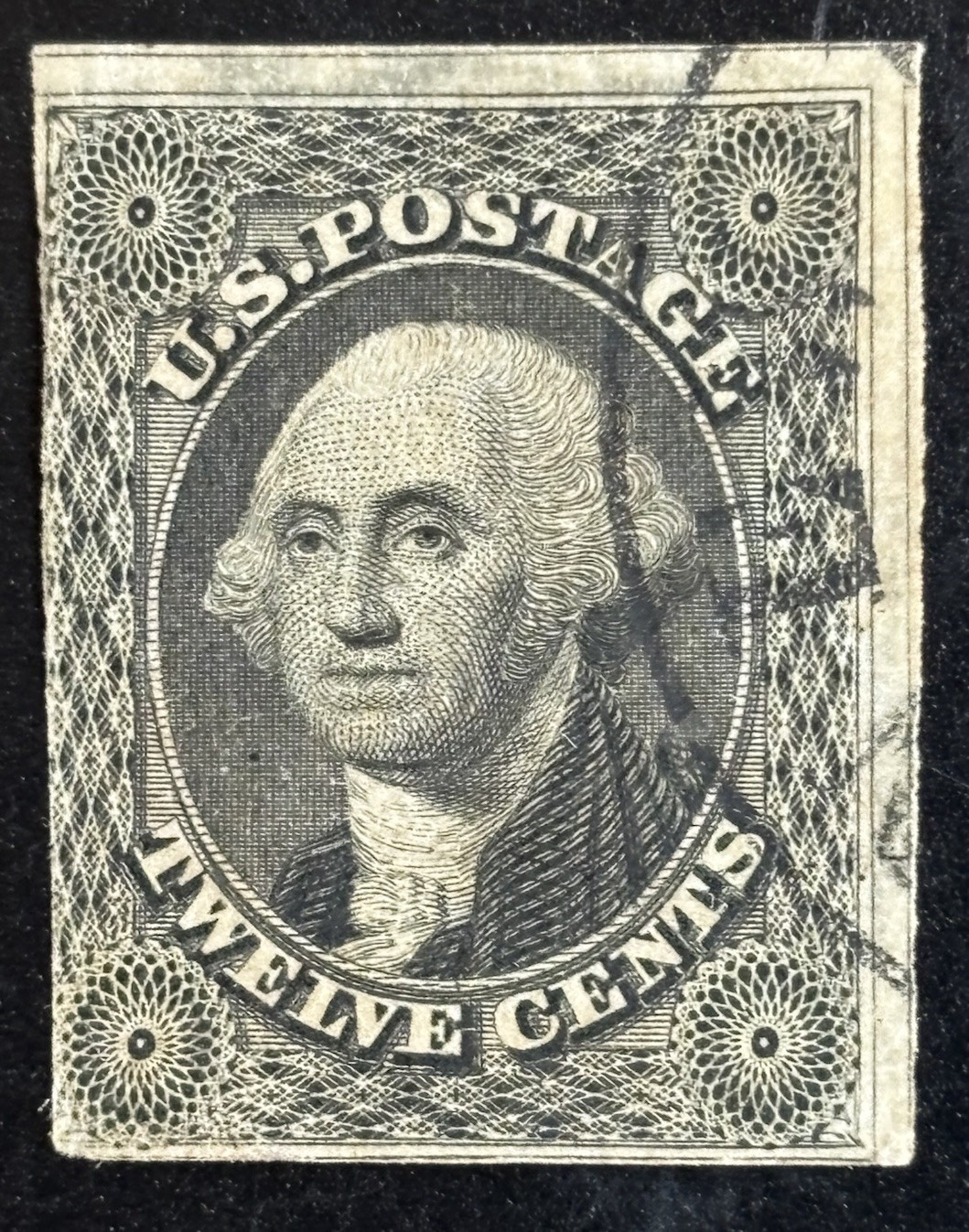 US Stamps - SC# 17 - Used - 3 Plus Margins - SCV = $300.00