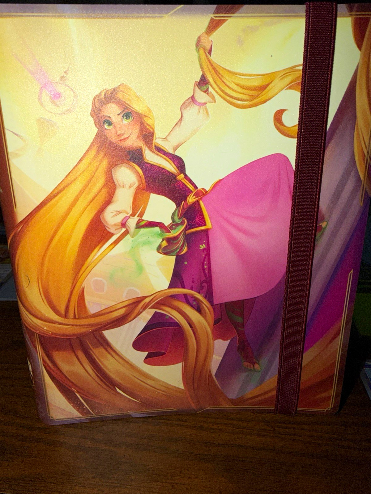 Ravensburger Disney Lorcana TCG Rapunzel Tangled 4 pocket binder