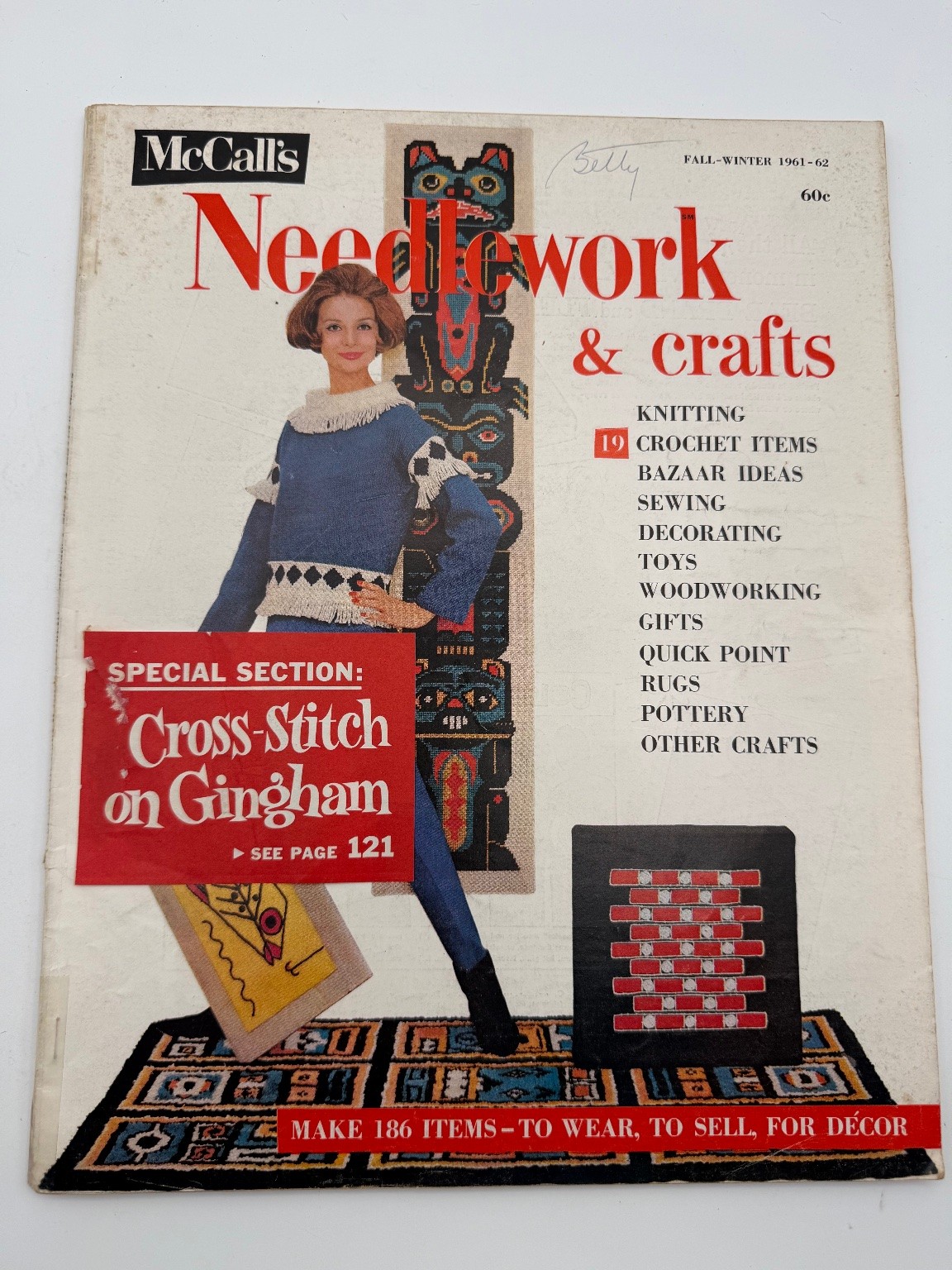 McCall\'s Needlework & Crafts Fall-Winter 1961-62 Vintage Patterns
