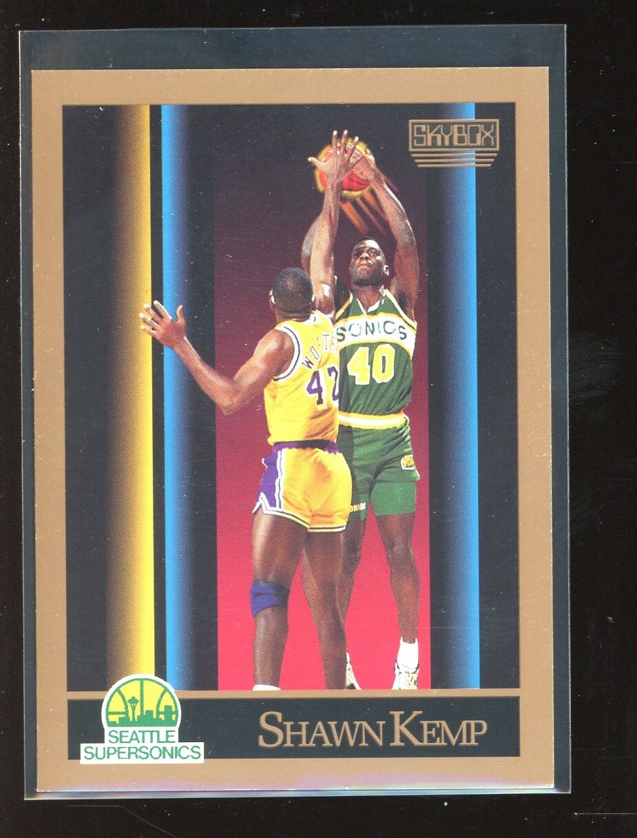 1990/91 Skybox Shawn Kemp Rc #268 1990/91 Skybox Shawn Kemp Rc #268
