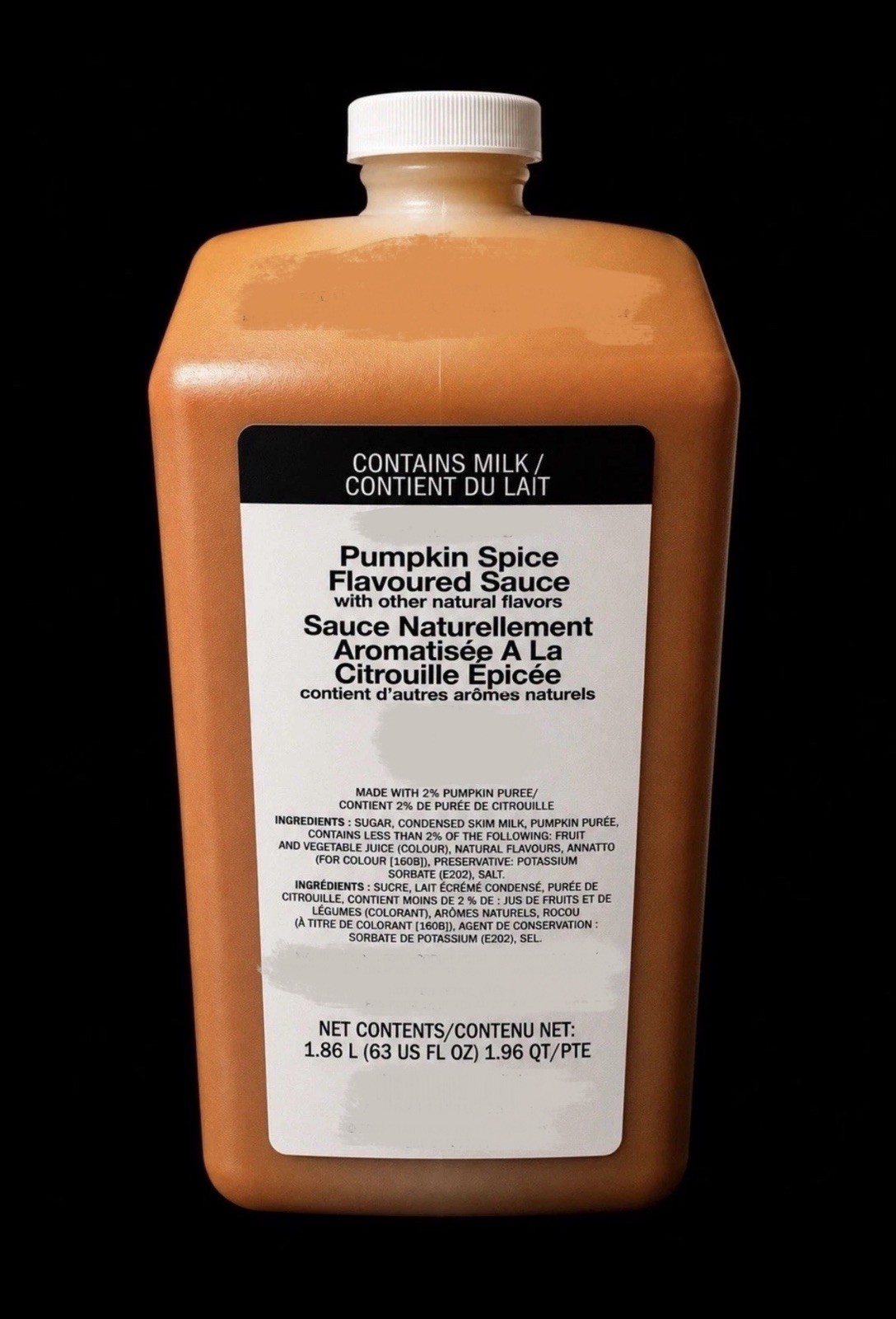 Pumpkin Spice Flavoured Sauce BB 10/206