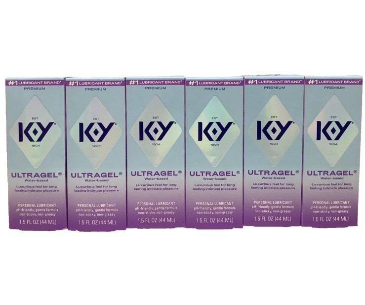 K-Y UltraGel Personal Lubricant Water-Based Gel 1.5 oz Exp 2027 - Pack of 6 K-Y UltraGel Personal Lubricant Water-Based Gel 1.5 oz Exp 2027 - Pack of 6