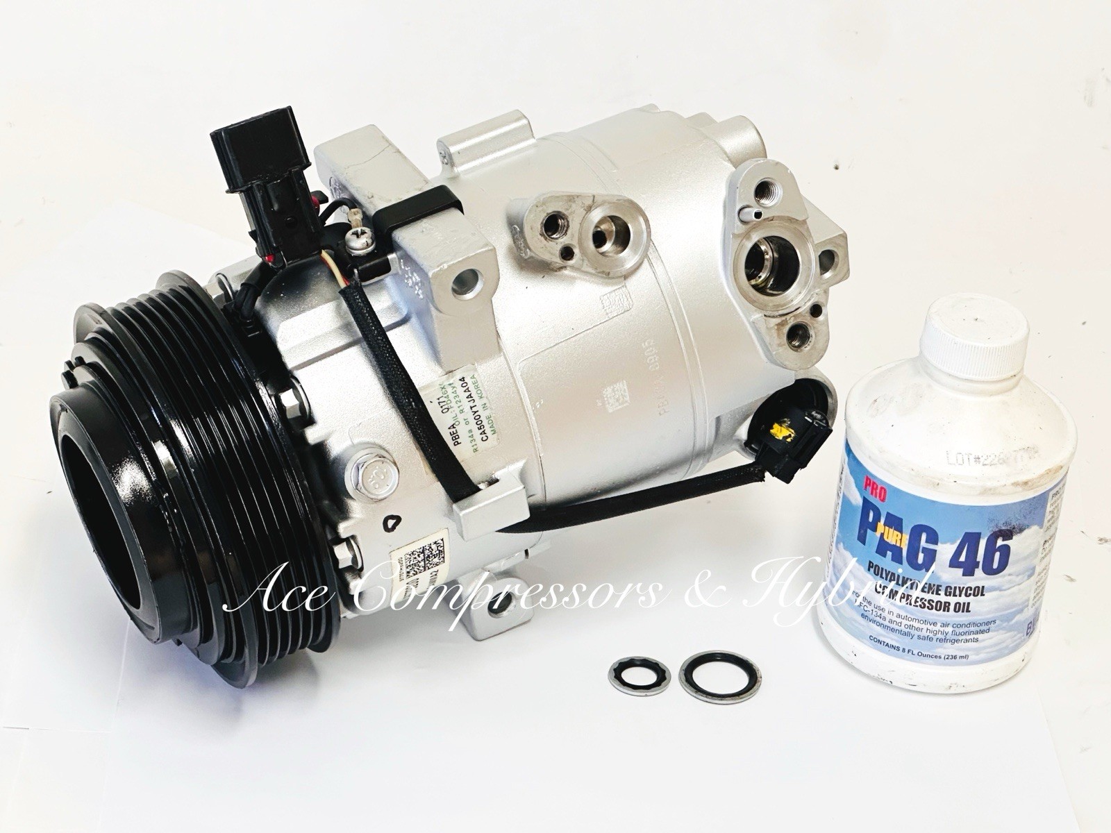 2020-2022 Hyundai Accent ; 2020-2023 Kia Rio 1.6L A/C Compressor Yr Warranty.
